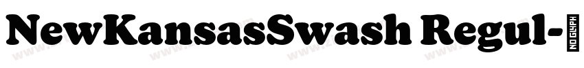 NewKansasSwash Regul字体转换 NewKansasSwash Regul字体转换